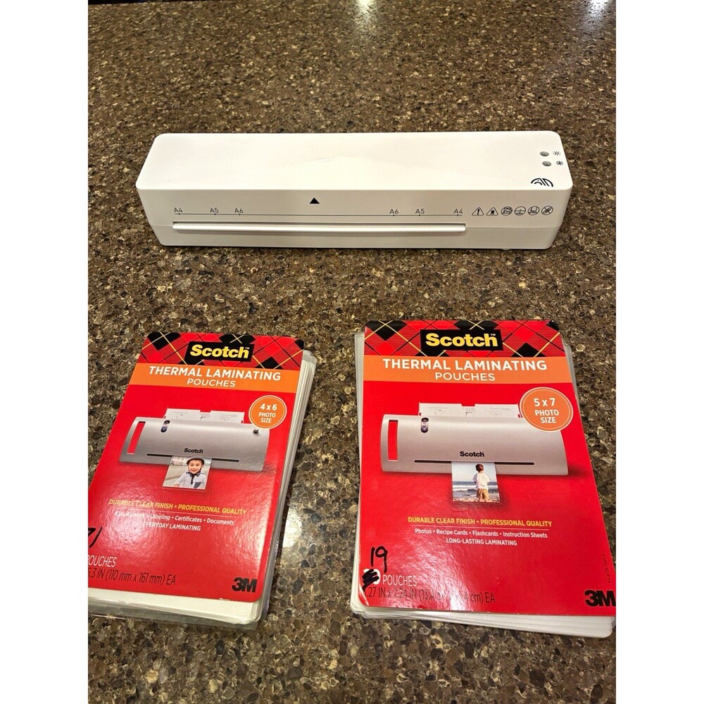 FNL001 A4 Thermal Laminator Hot/Cold Manual Switch White